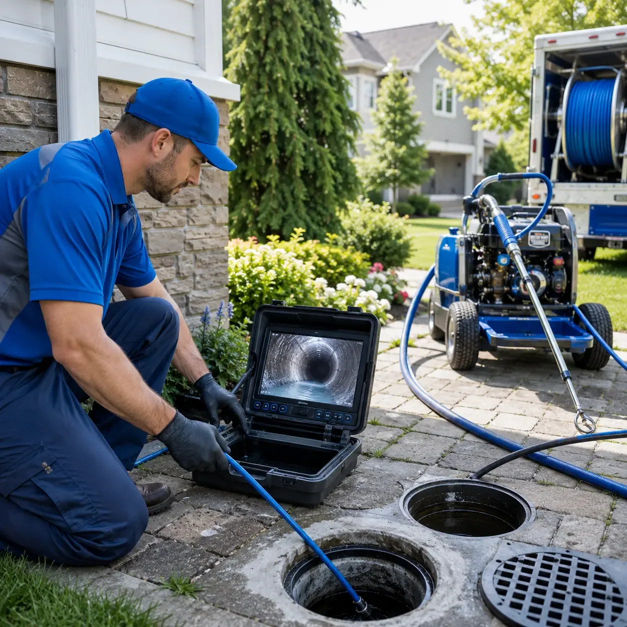 Outdoor drain cleaning professionals serving Fluvanna, TX