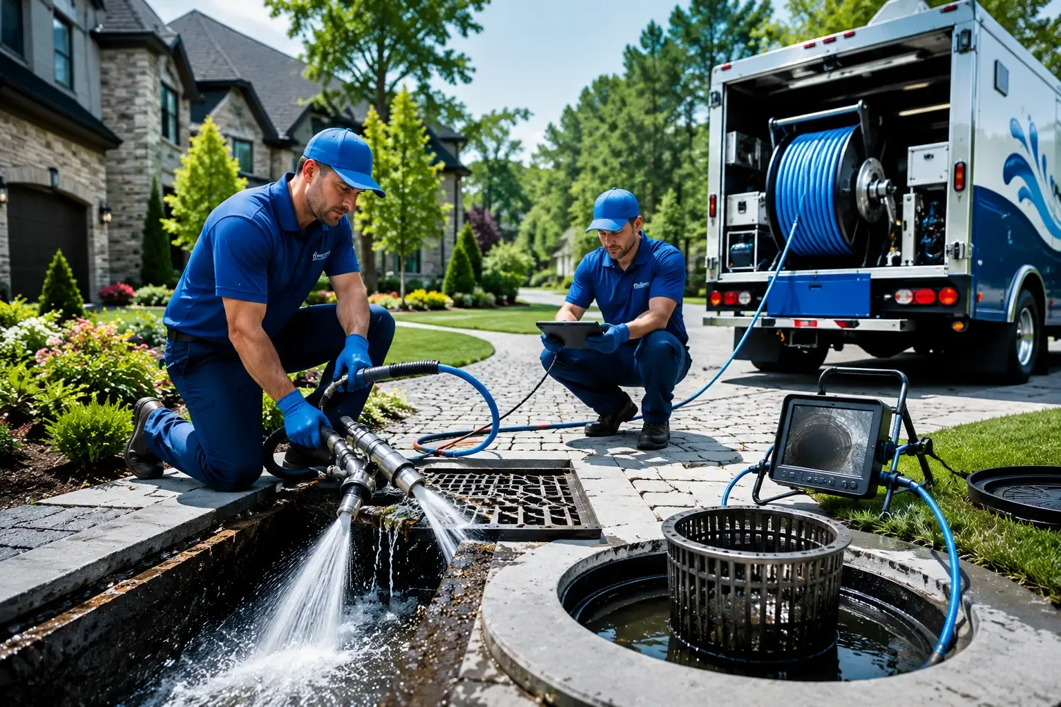 Local outdoor drain cleaning professionals in Fluvanna, TX