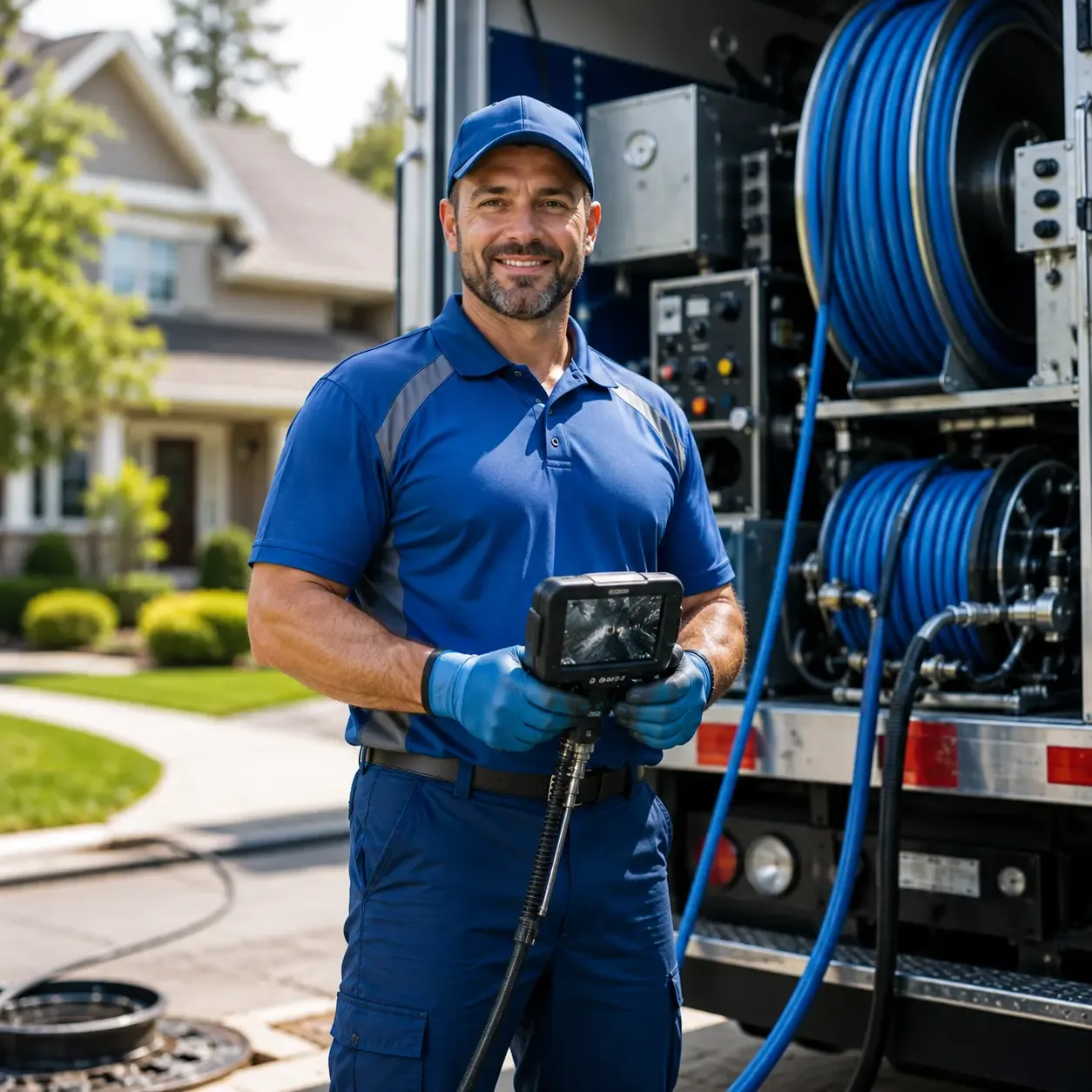 Local outdoor drain cleaning specialists in Fluvanna, TX